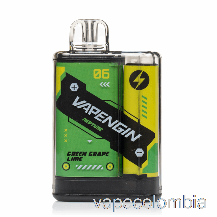 Vape Recargable Vapengin Neptune 8000 Desechable Uva Verde Lima